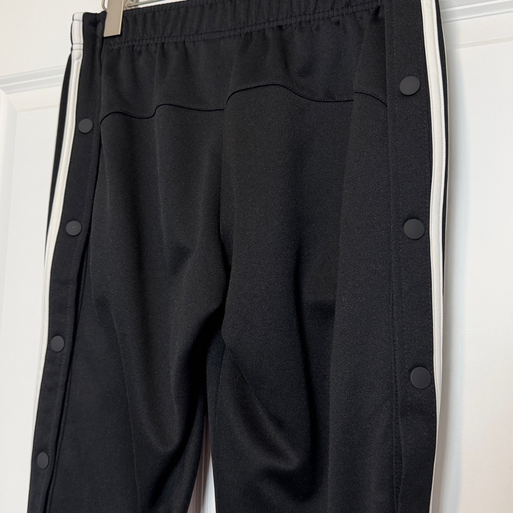🏃♀️ Adidas Women’s Black Track Pants with Side Button Down Detail size Small - Picture 2 of 5